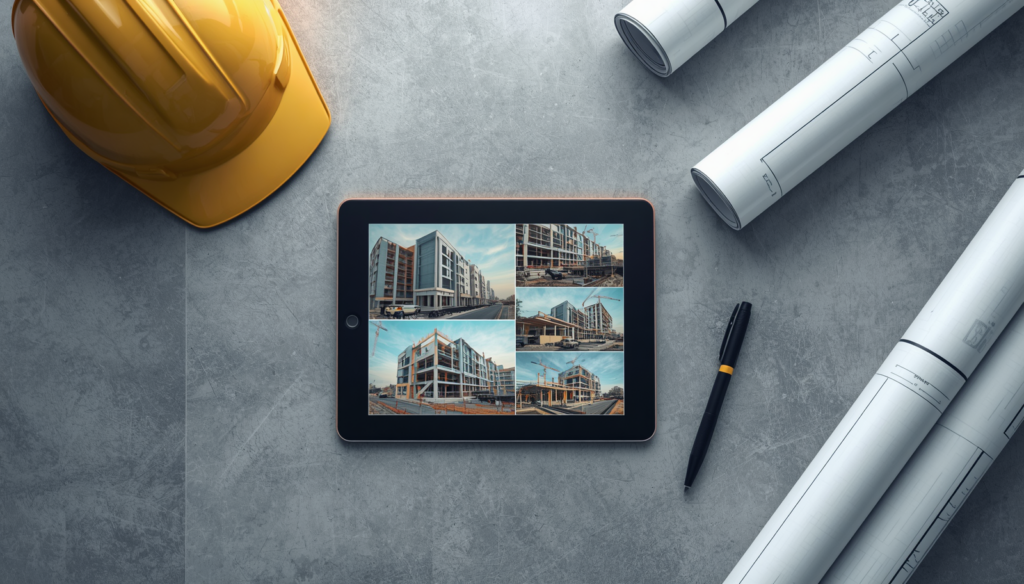 Photos datées annexées à une fiche de suivi de chantier pour la rendre incontestable | C.lechantier